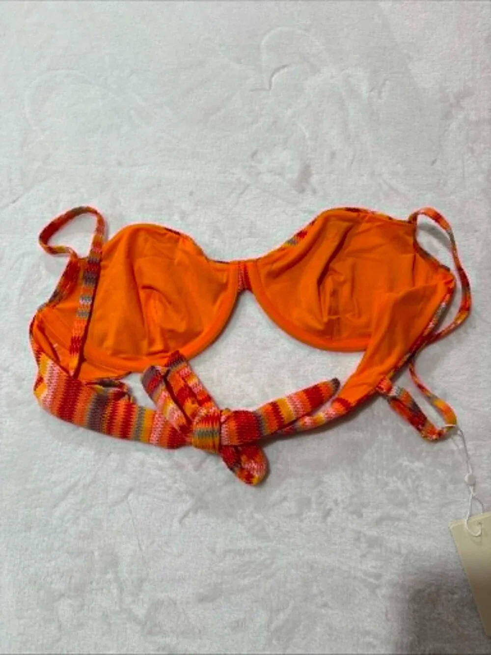 Monday Swimwear bikini Set Capri Top and Byron bottom- Sardinia Stripe